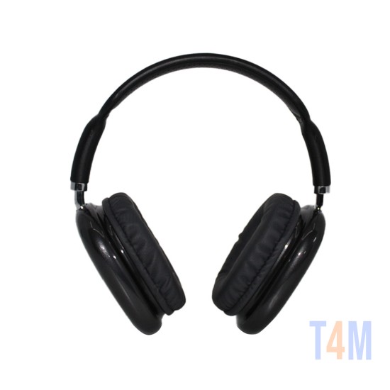 OVER EAR WIRELESS HEADPHONE STN-02 WITH LED AND NOISE CANCELING FUNCTION BLACK